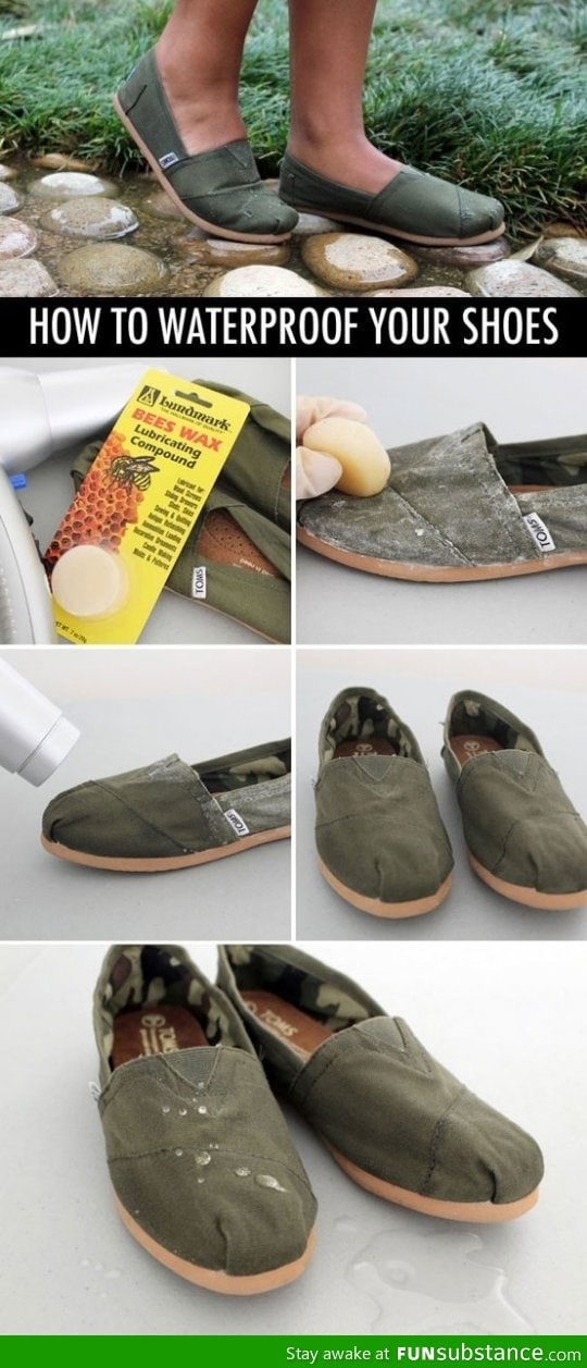How to waterproof your shoes