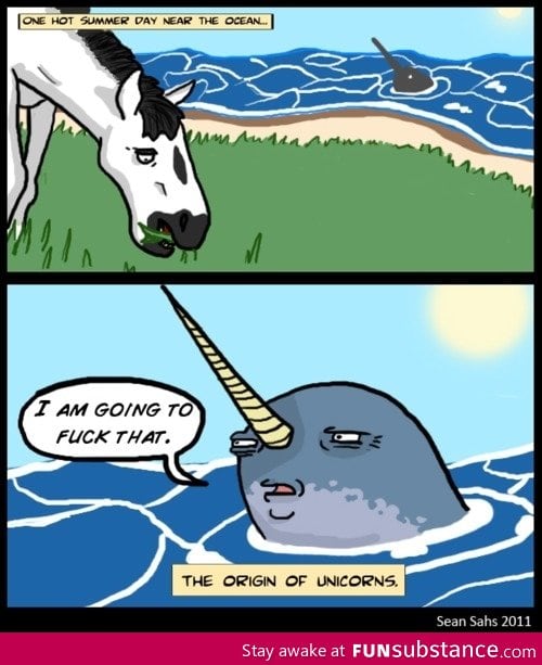 The origin of unicorns