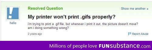 Gif won't print