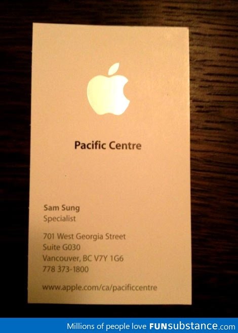 The worst name for an Apple Store employee