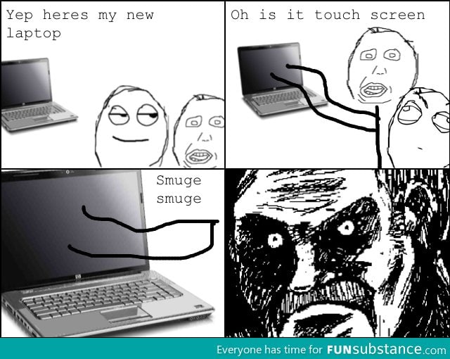 NO it is not touch screen