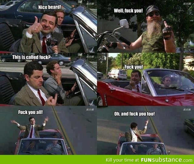 Mr Bean at his finest