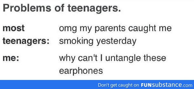 Problems of teenagers