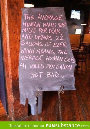 Humans are efficient