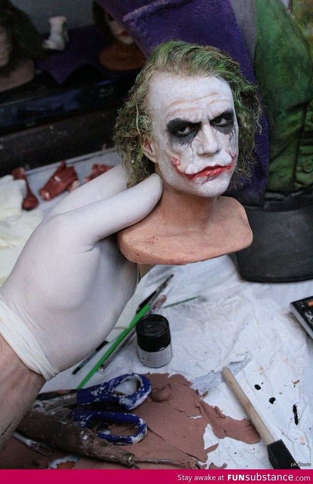 Amazing Joker Sculpture by Bobby Causey