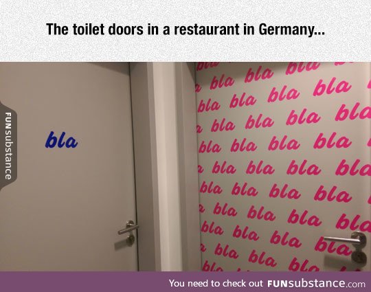 Toilet doors