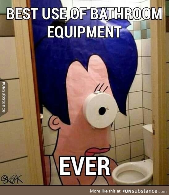 Use of bathroom equipment