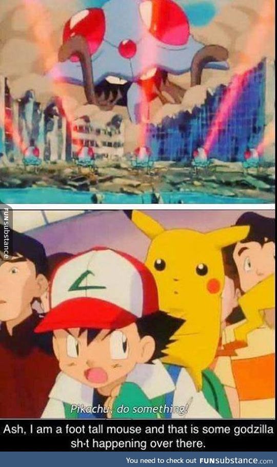 Pikachu, do something!