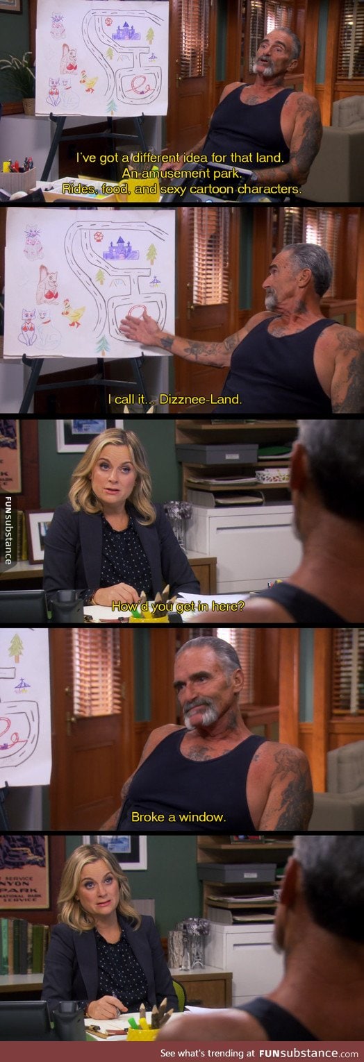 I miss the Biker Guy from Parks and Rec