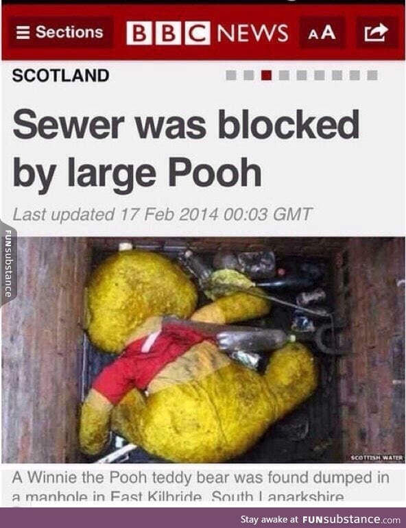 A large pooh