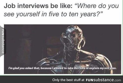 Job interviews...