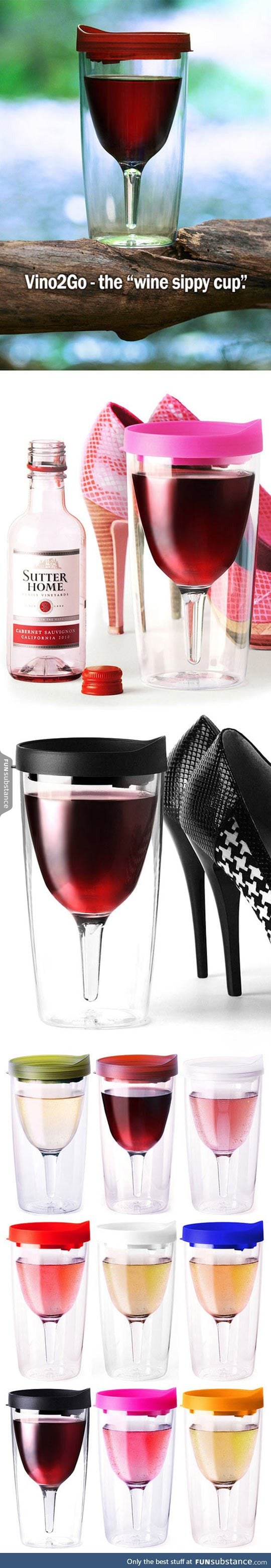Clever wine sippy cup