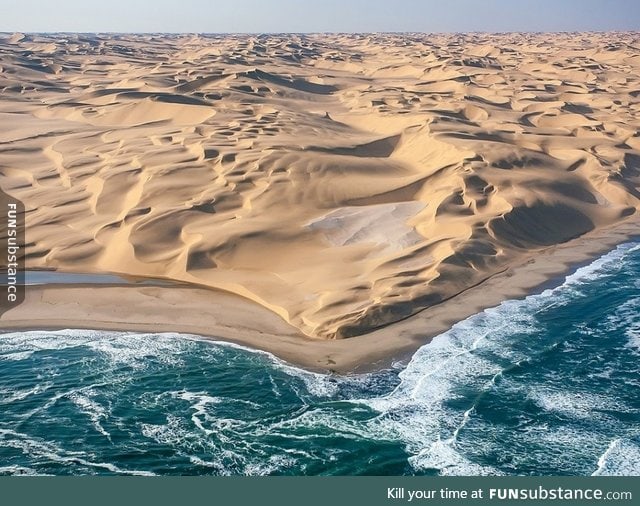 Where the desert meets the ocean