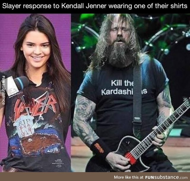 A little message for the Kardashians from Slayer