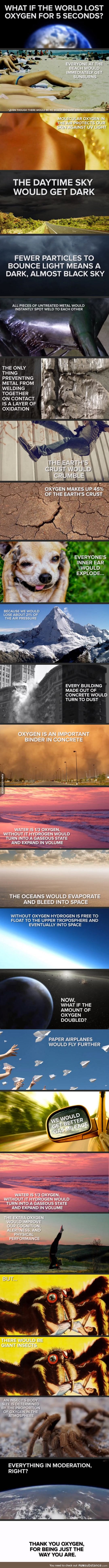 If the world lost oxygen for 5 seconds