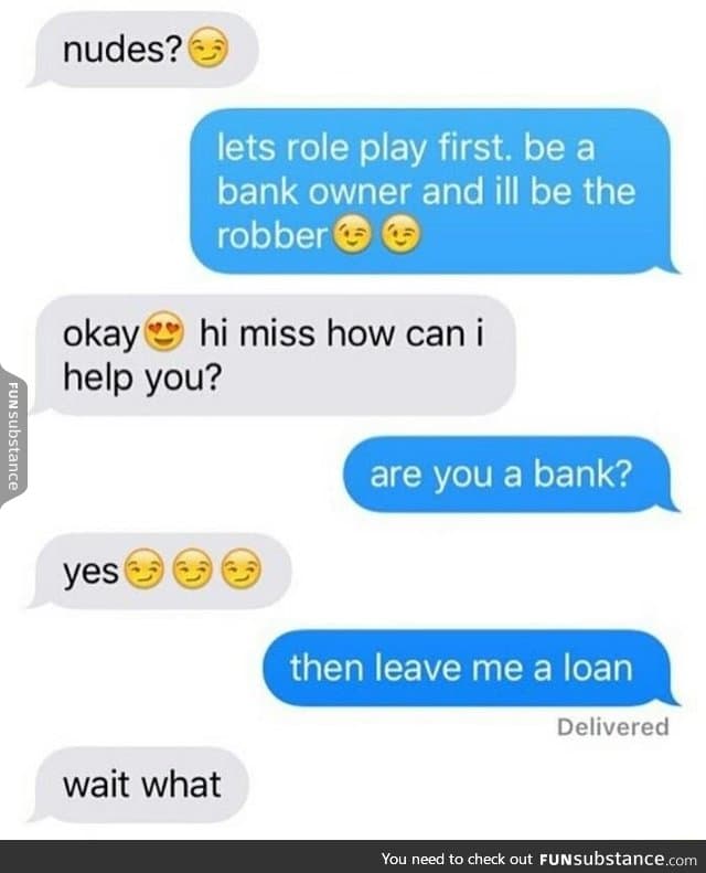 Bank and robber
