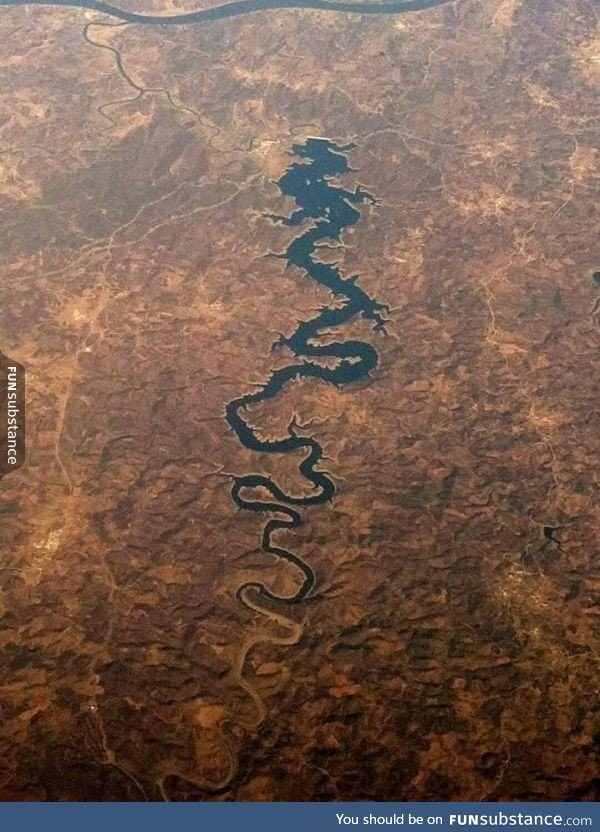 The blue dragon river