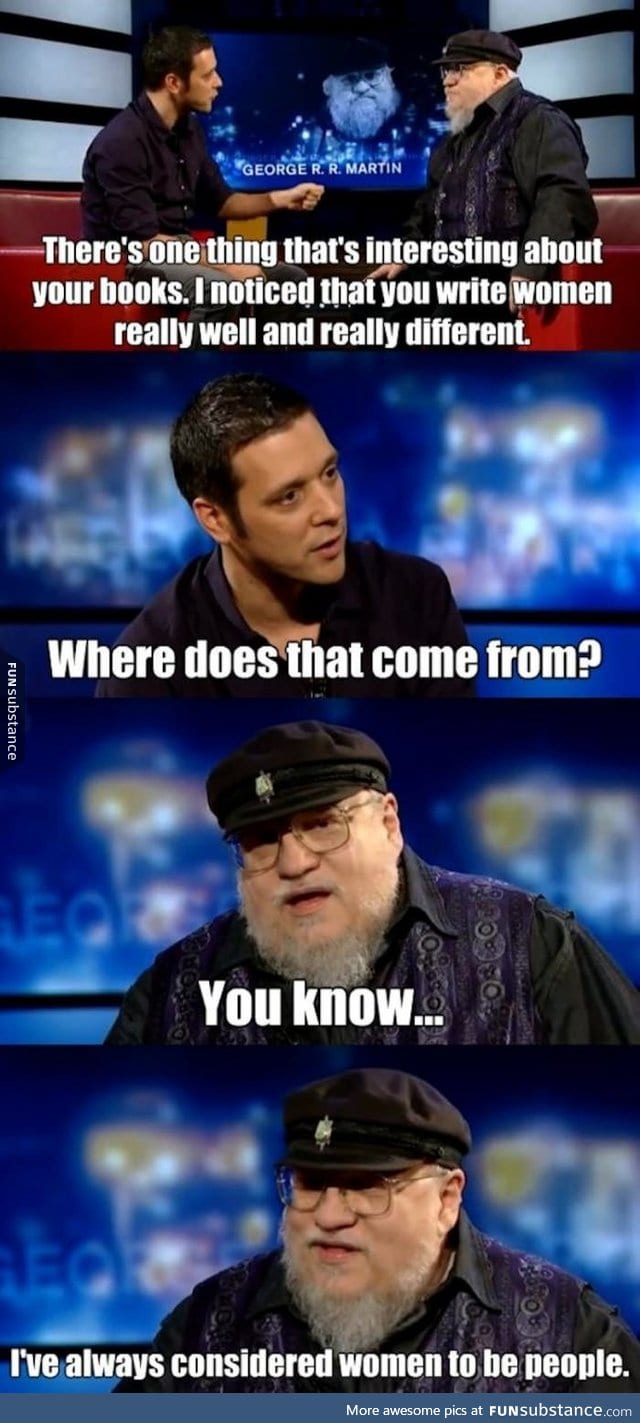 George R.R. Martin on writing female characters