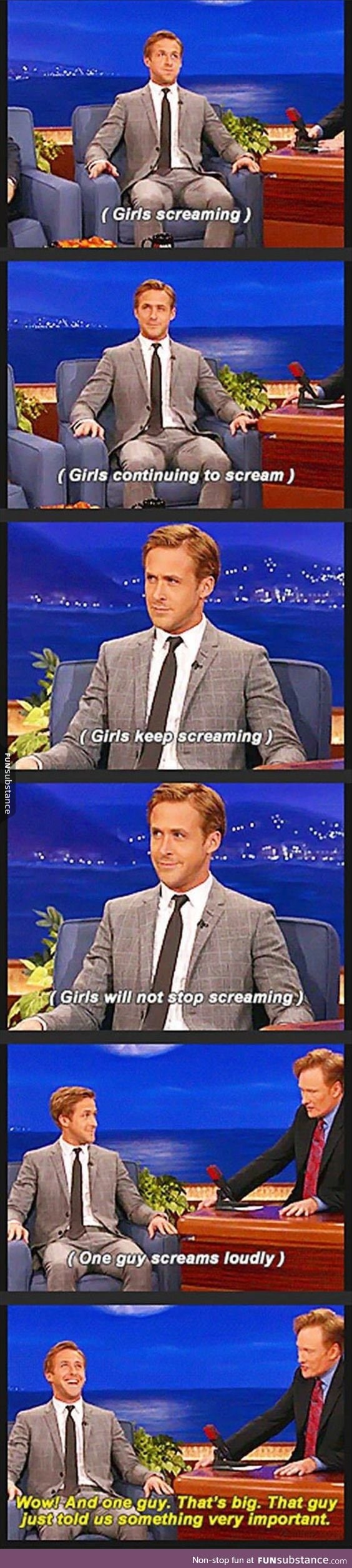 Ryan Gosling is too cute