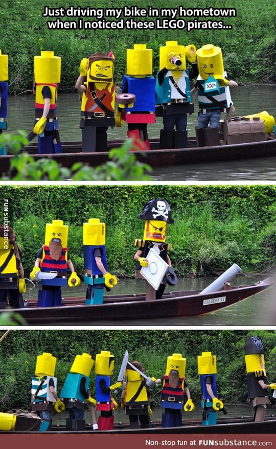 Lego pirates on a mission
