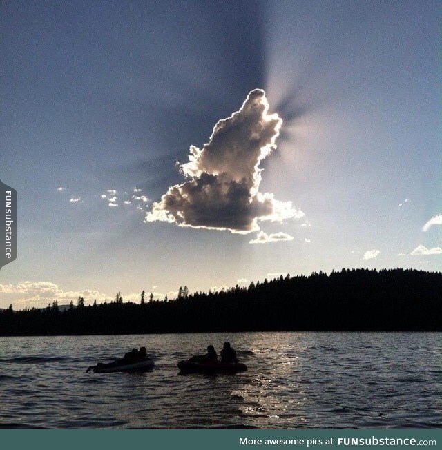 Perfect wolf cloud