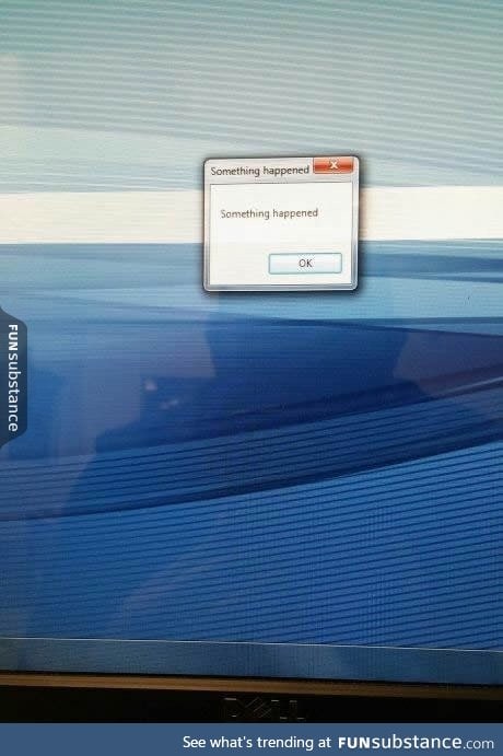 Was trying to install windows 10 and something happened