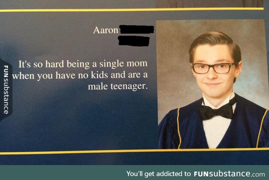 High school grad quote on point