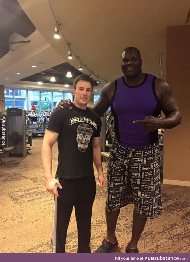 Shaq makes Captain America look like Steve Rogers