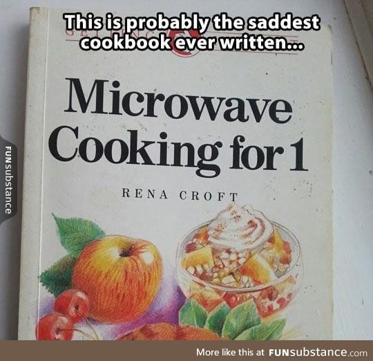 Saddest cookbook