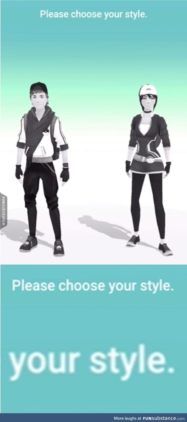 Pokemon's new way to ask your "gender" because of hypersensitive cry babies these days