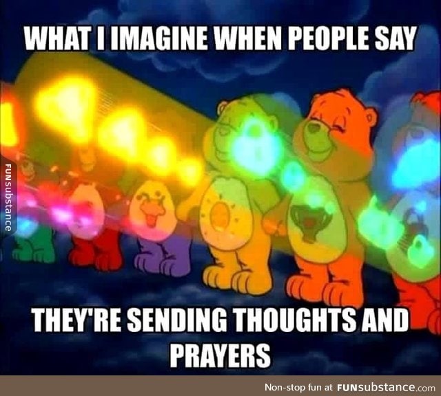 "Thoughts and prayers"