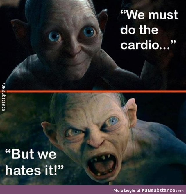 We must do the cardio!