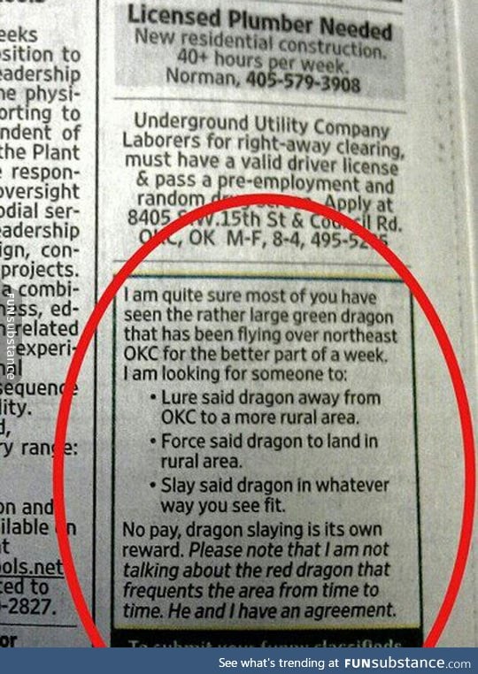 Dragon slaying is its own reward