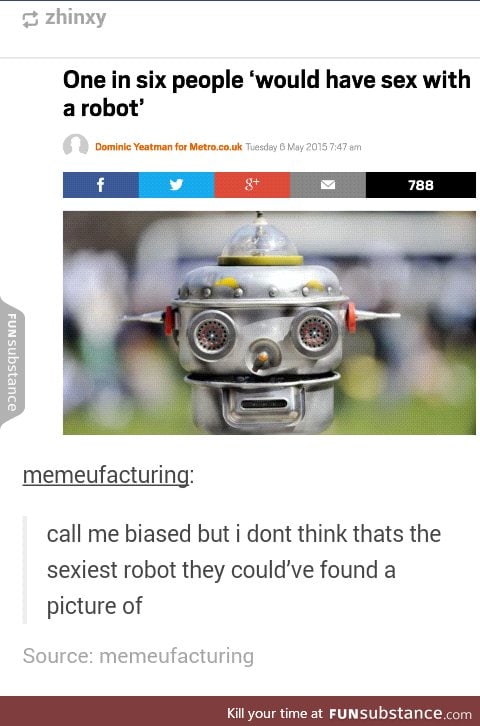 One in six will have sex with a robot