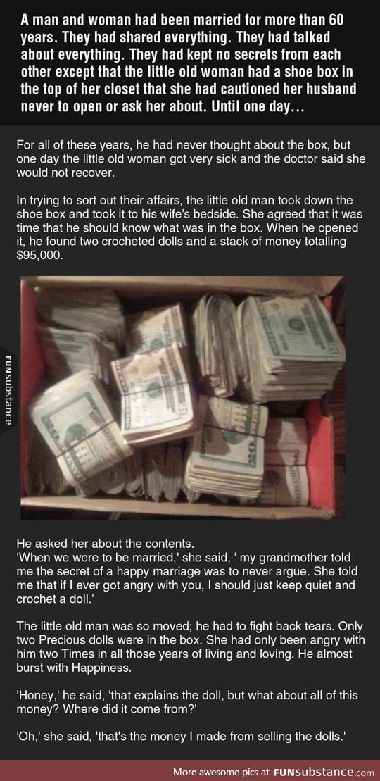 Husband Finds His Wife's Secret Money