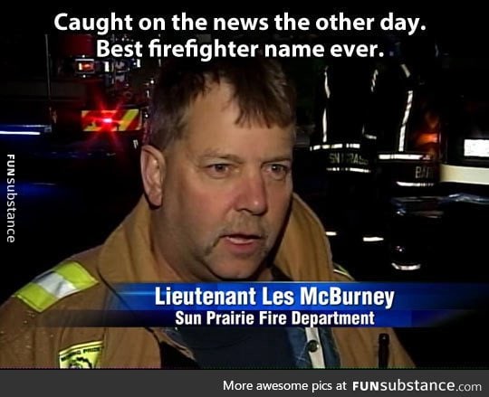 Firefighter name