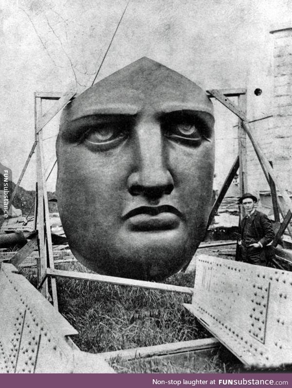Unboxing The Statue of Liberty, 1885