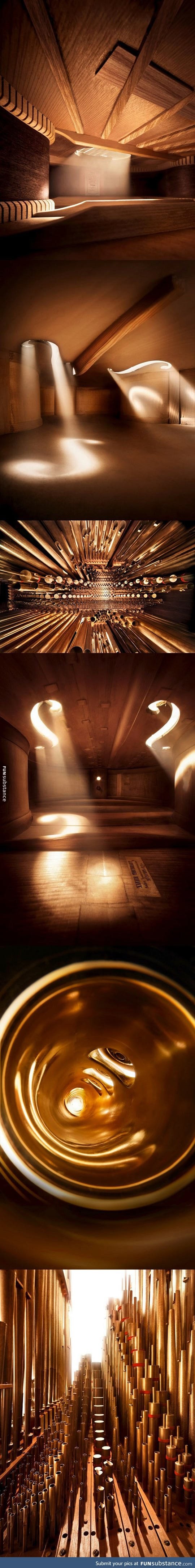 What you see when you put a camera inside musical instruments