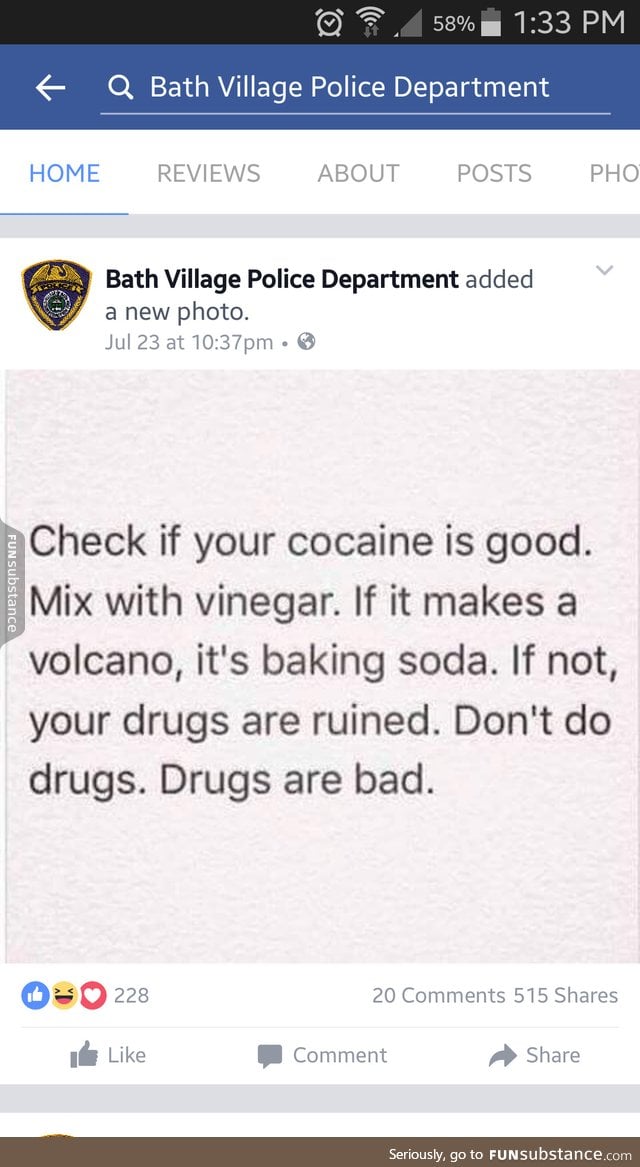 One of the area PD's posted this