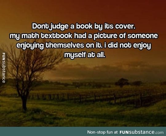 Don't Judge Books By Their Covers