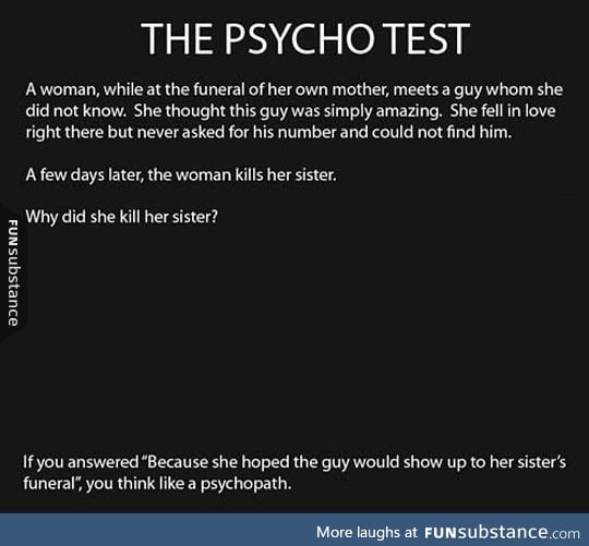 The psycho test