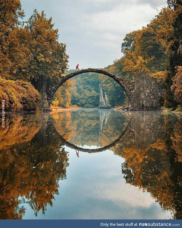 Kromlau bridge, germany