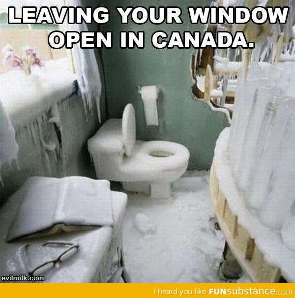 Today's weather in Canada