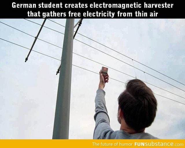 German student invents electromagnetic harvester