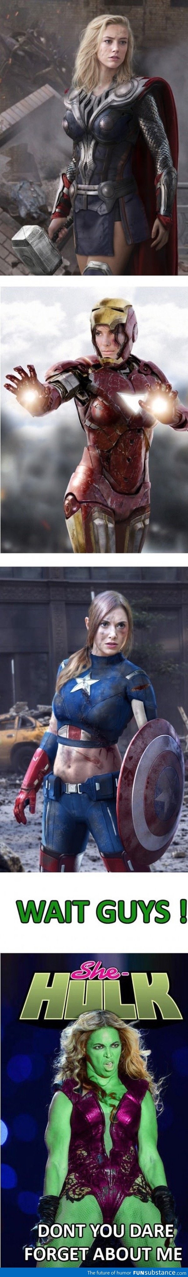 If Avengers were women