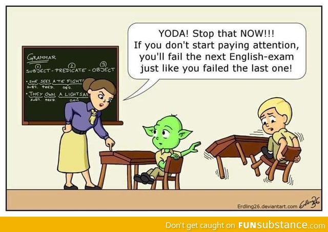 Yoda in school