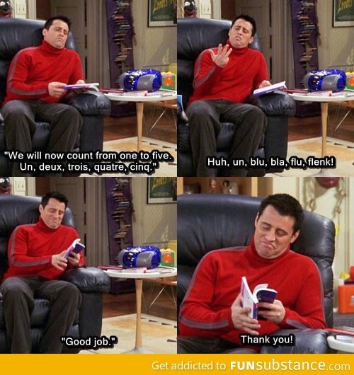 Good job, Joey