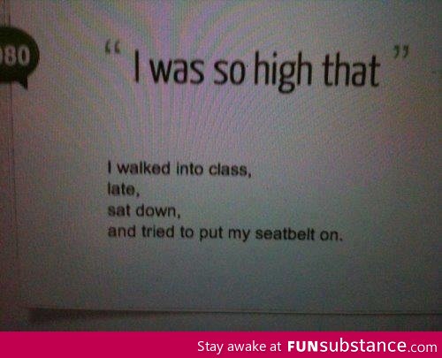 So high