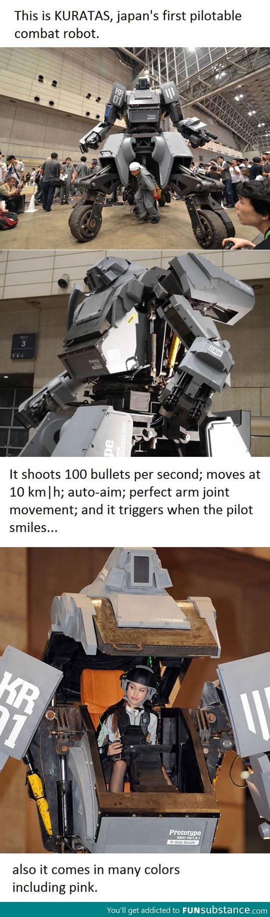 Japan's first combat robot