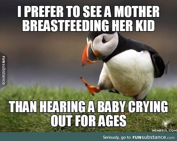 To all of you anti-public breastfeeding